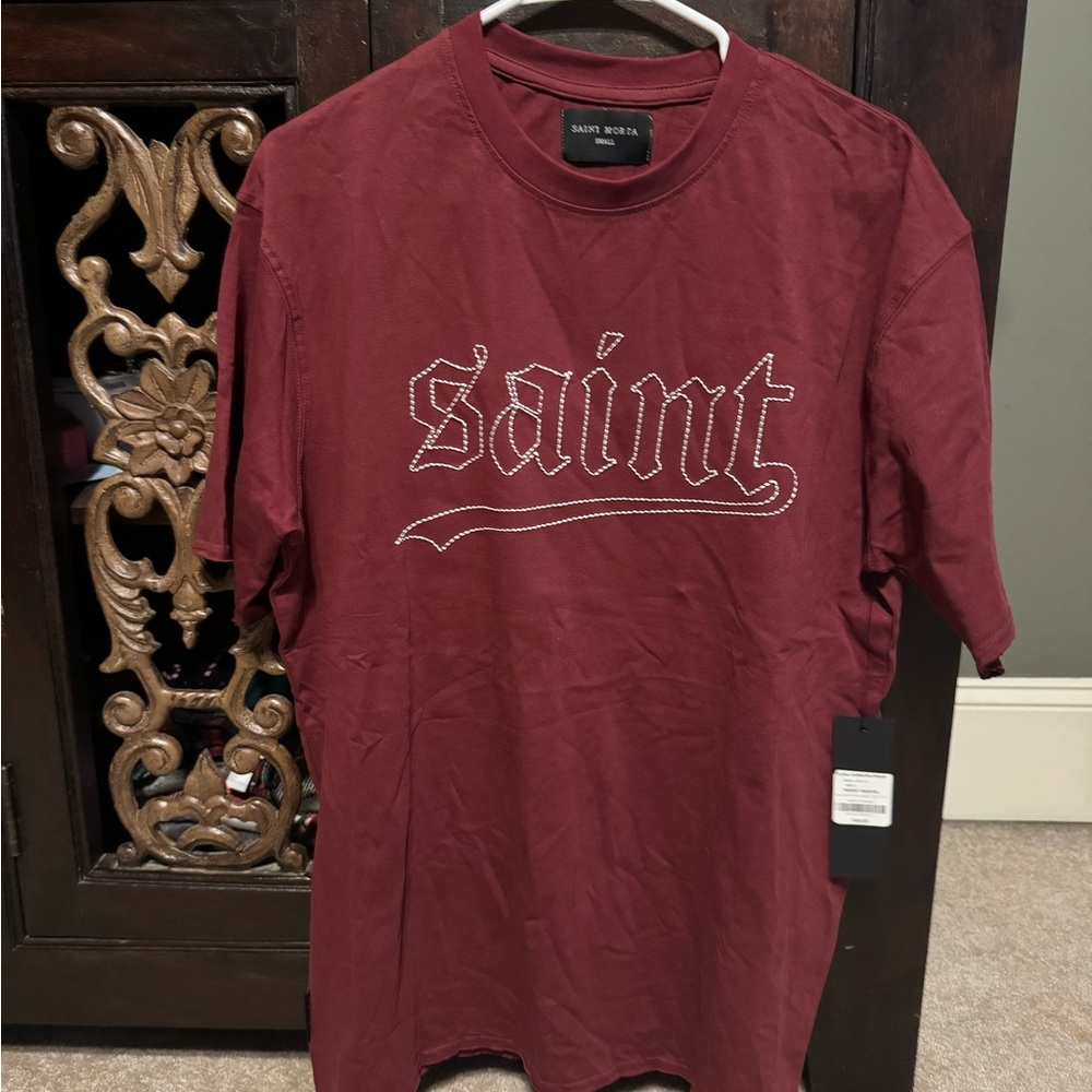 Culture Kings Saint Morta Men's Maroon T-Shirt